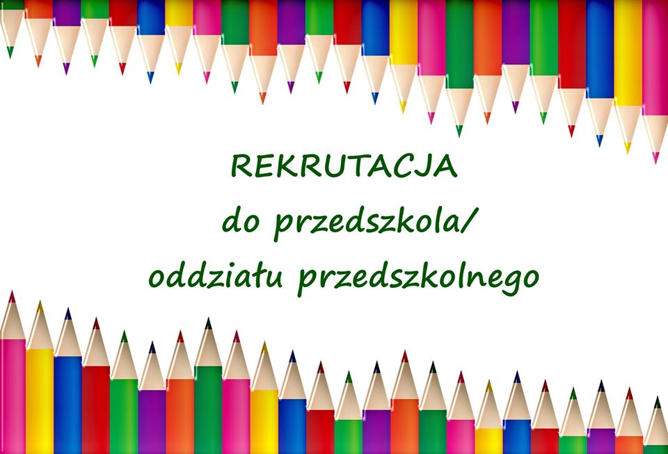 Rekrutacja do Oddziału Przedszkolnego w Siarach na rok szkolny 2025/2026